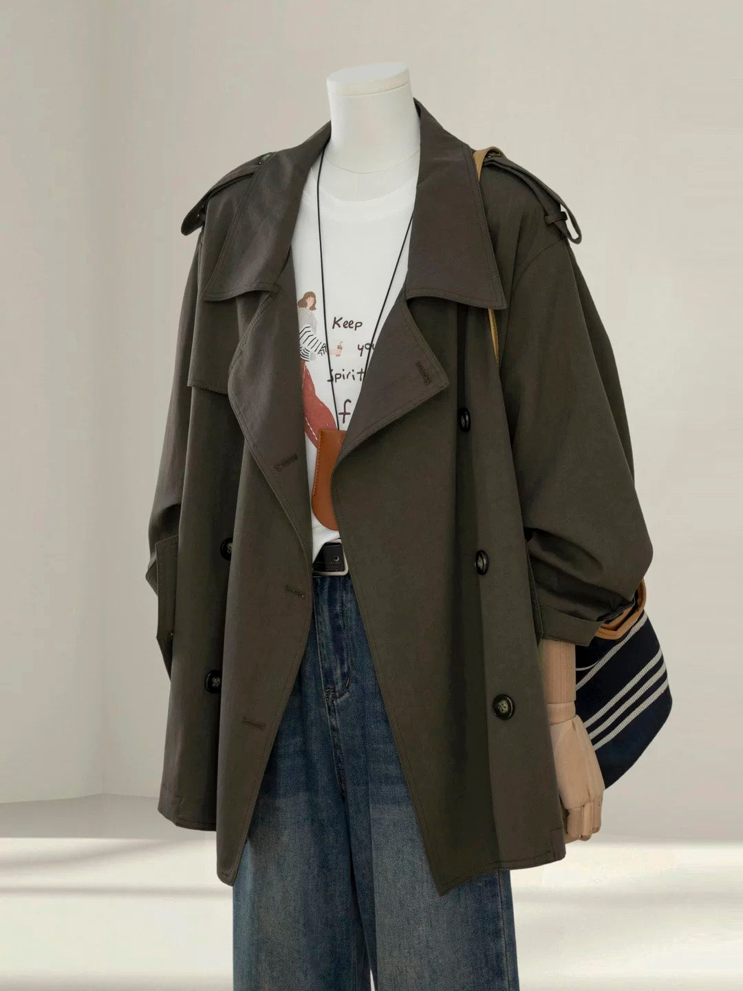 H1370 Women's Wool Coat