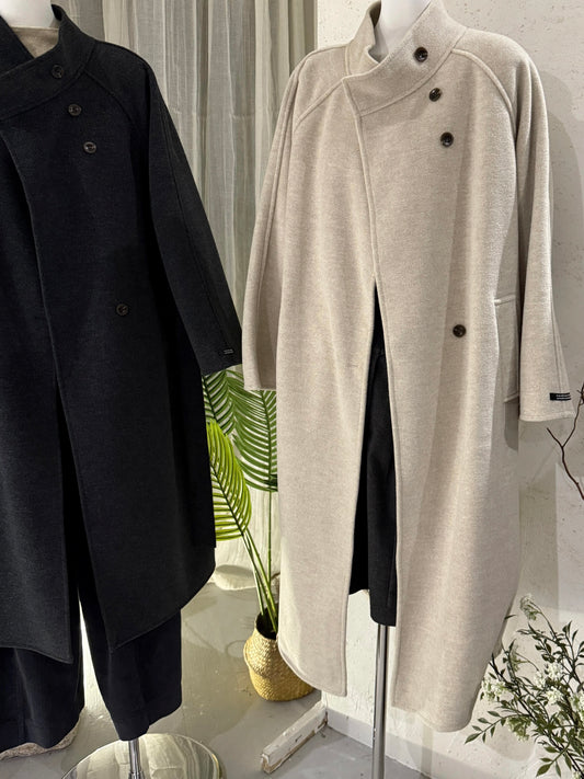 H1339 Cashmere Long Coat
