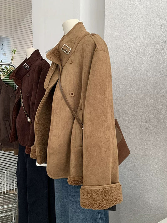 H1281 Plush Jacket for Women