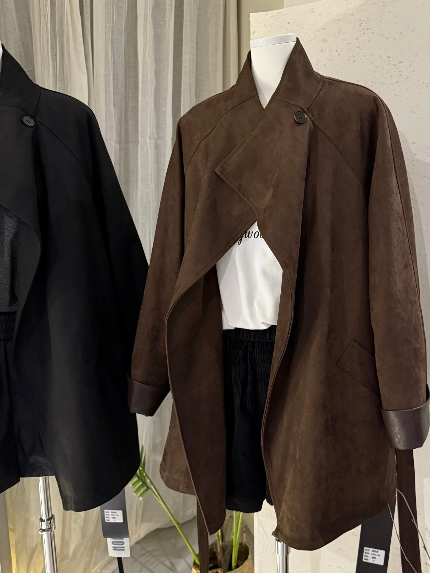 H1343 Suede Women's Jacket