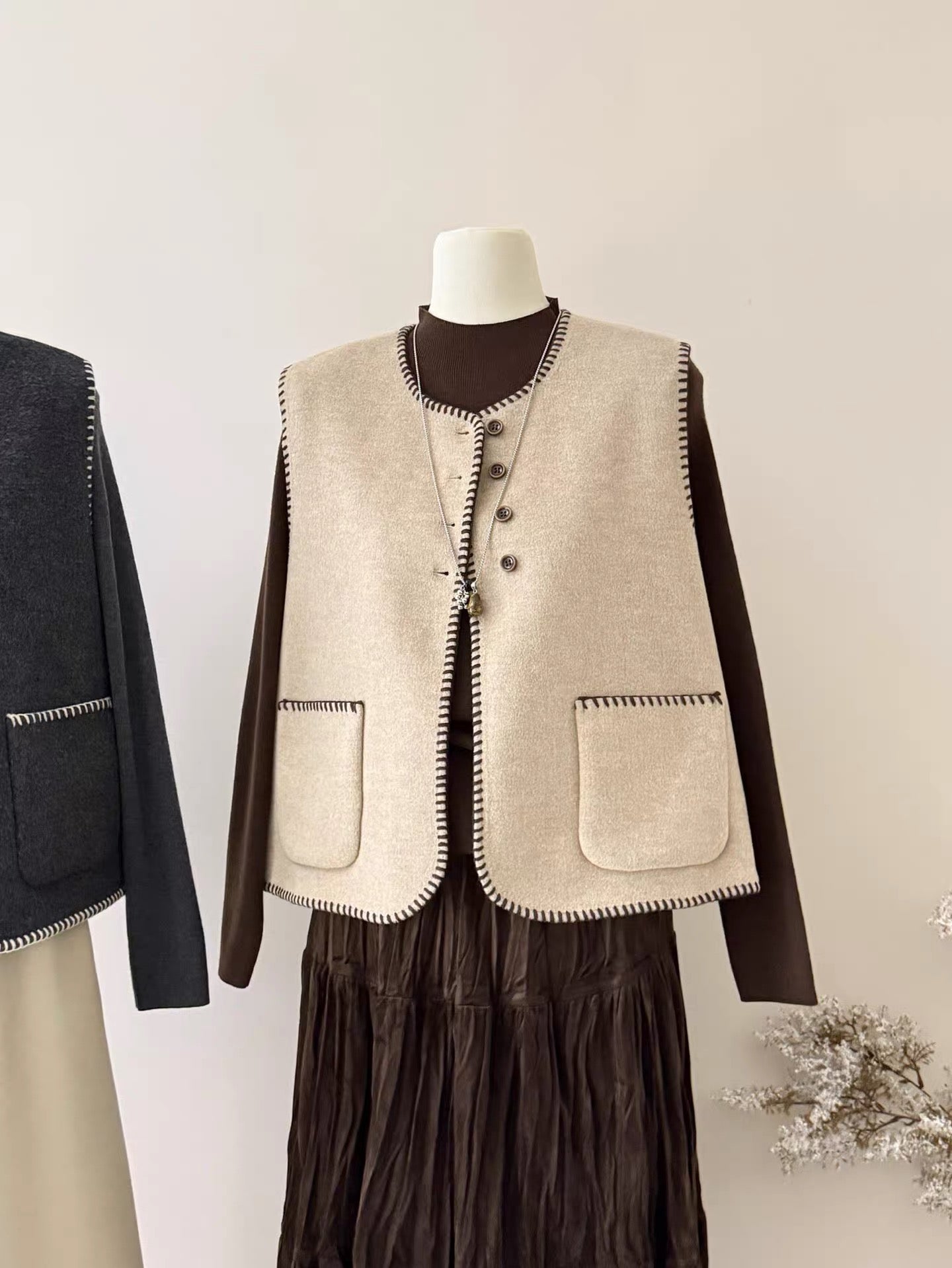 H1267 Women's Plush Vest