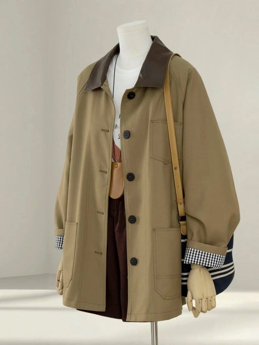 H1409 Mid-length Casual Jacket