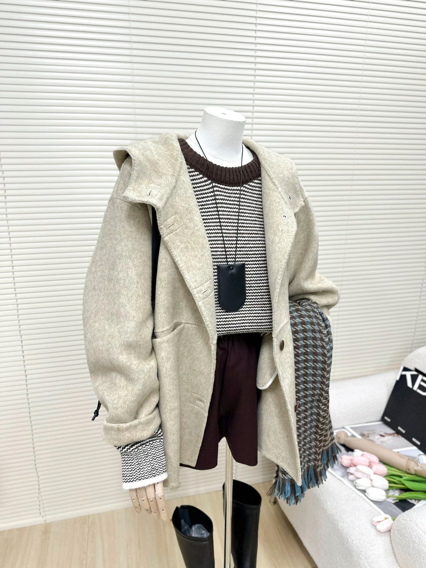 H1411 Wool Women's Coat