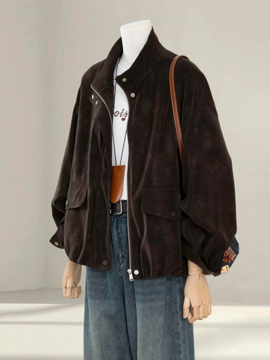 H1424 Suede Jacket