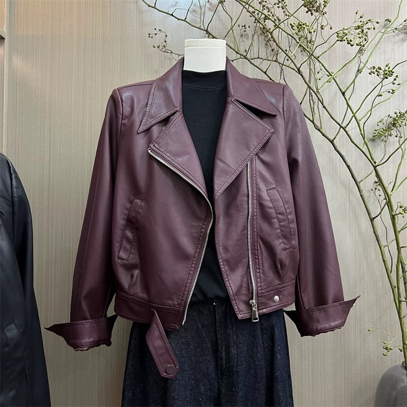 H1259 Women's Leather Jacket