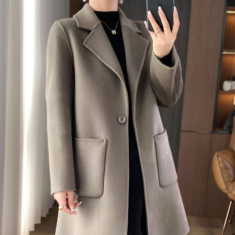 H1198 cashmere coat