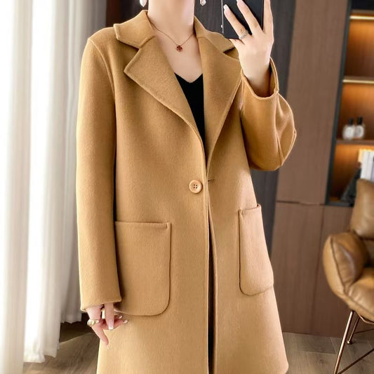 H1199 cashmere coat