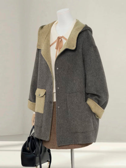 H1444 Casual Wool Coat