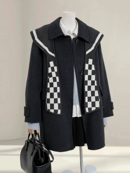 H1463 Preppy Style Jacket