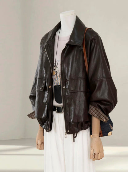 H1470 Women's Leather Jacket