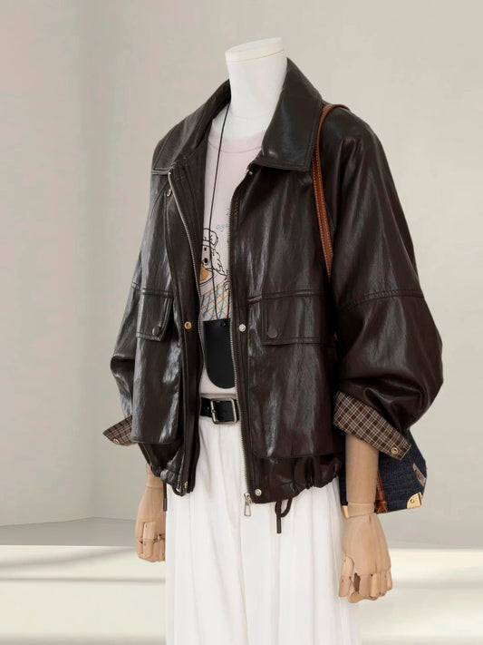 H1470 Women's Leather Jacket