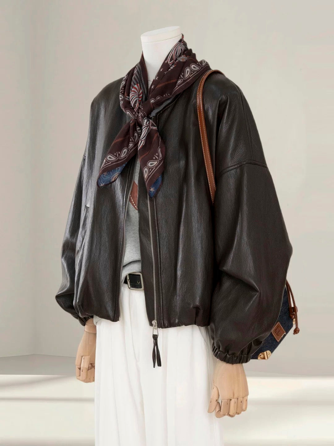 H1492 Women's Leather Jacket