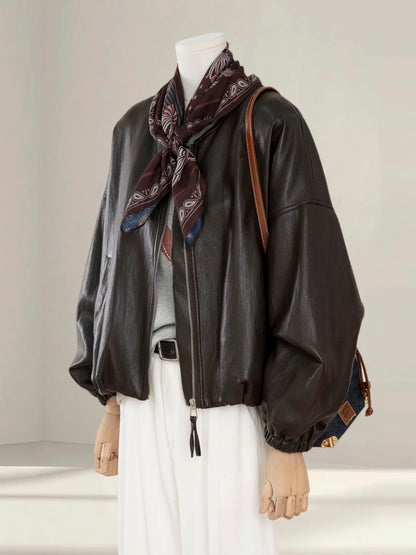 H1492 Women's Leather Jacket