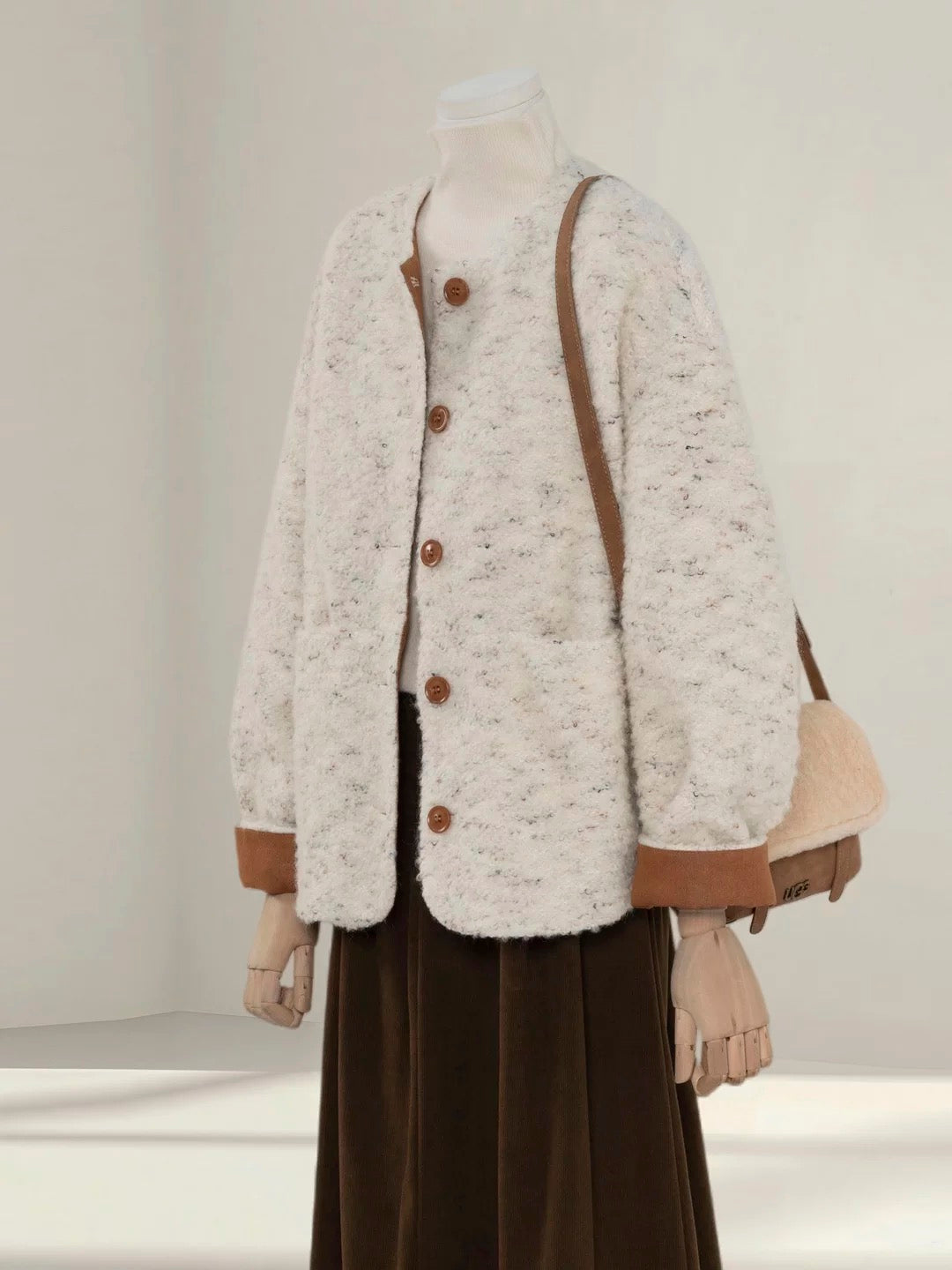 H1494 Lambswool Casual Jacket