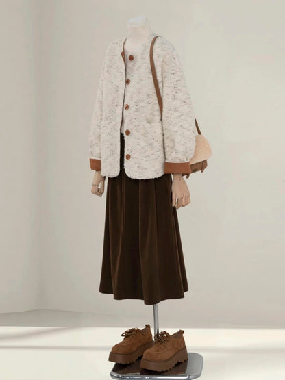 H1494 Lambswool Casual Jacket