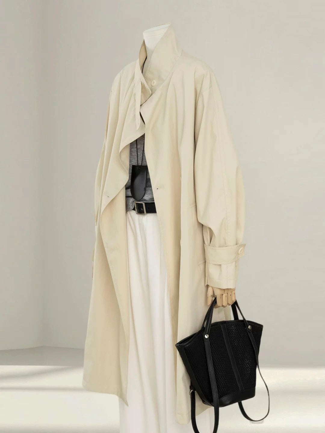 H1567 Casual Trench Coat