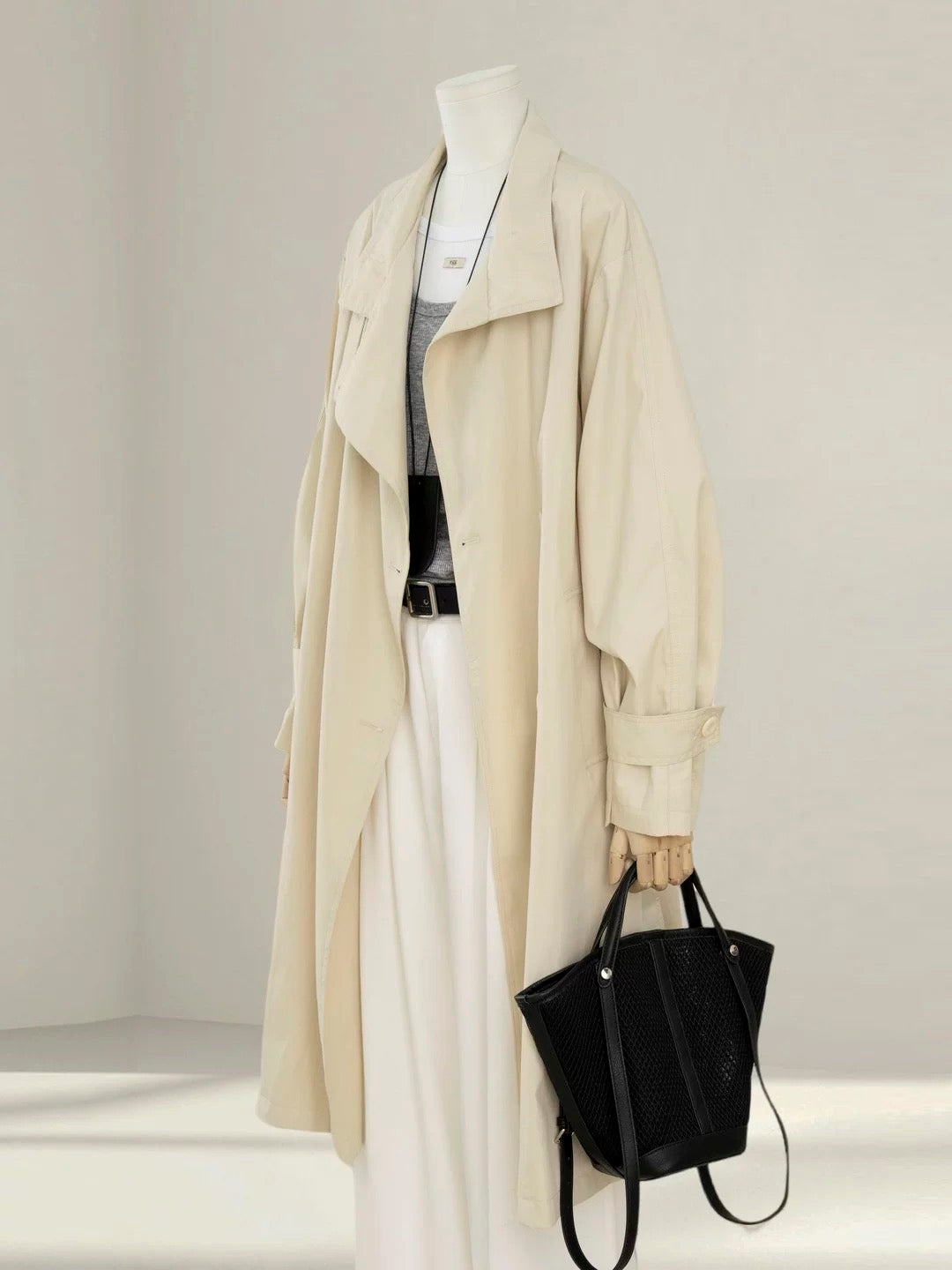H1567 Casual Trench Coat