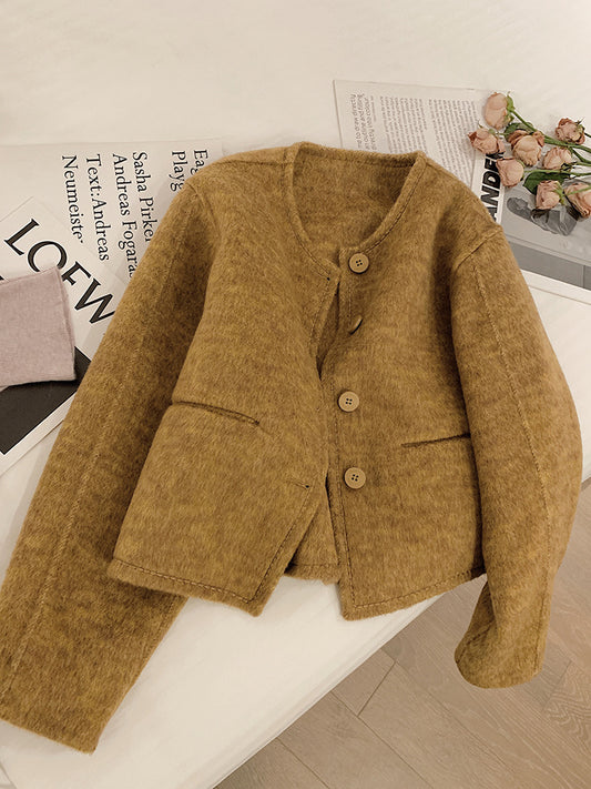 H1512 Korean style women's coat