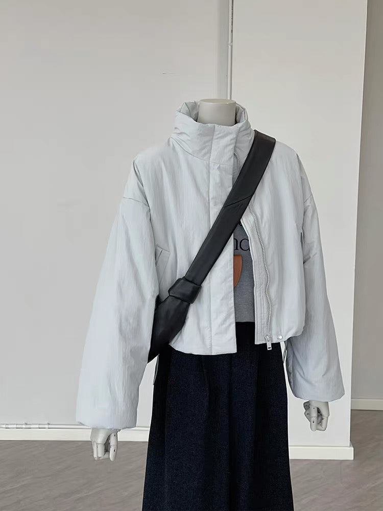 H1637 Short cotton coat