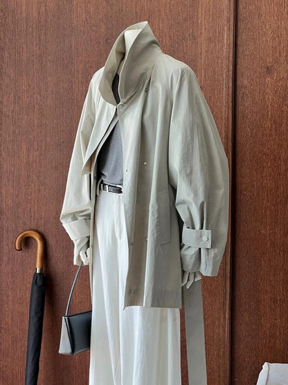 H1647 Mid-length trench coat