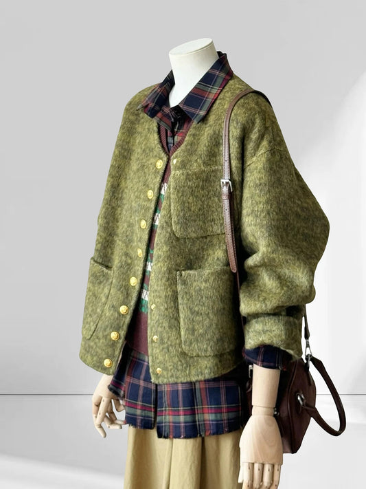 H1680 Wool Short Jacket
