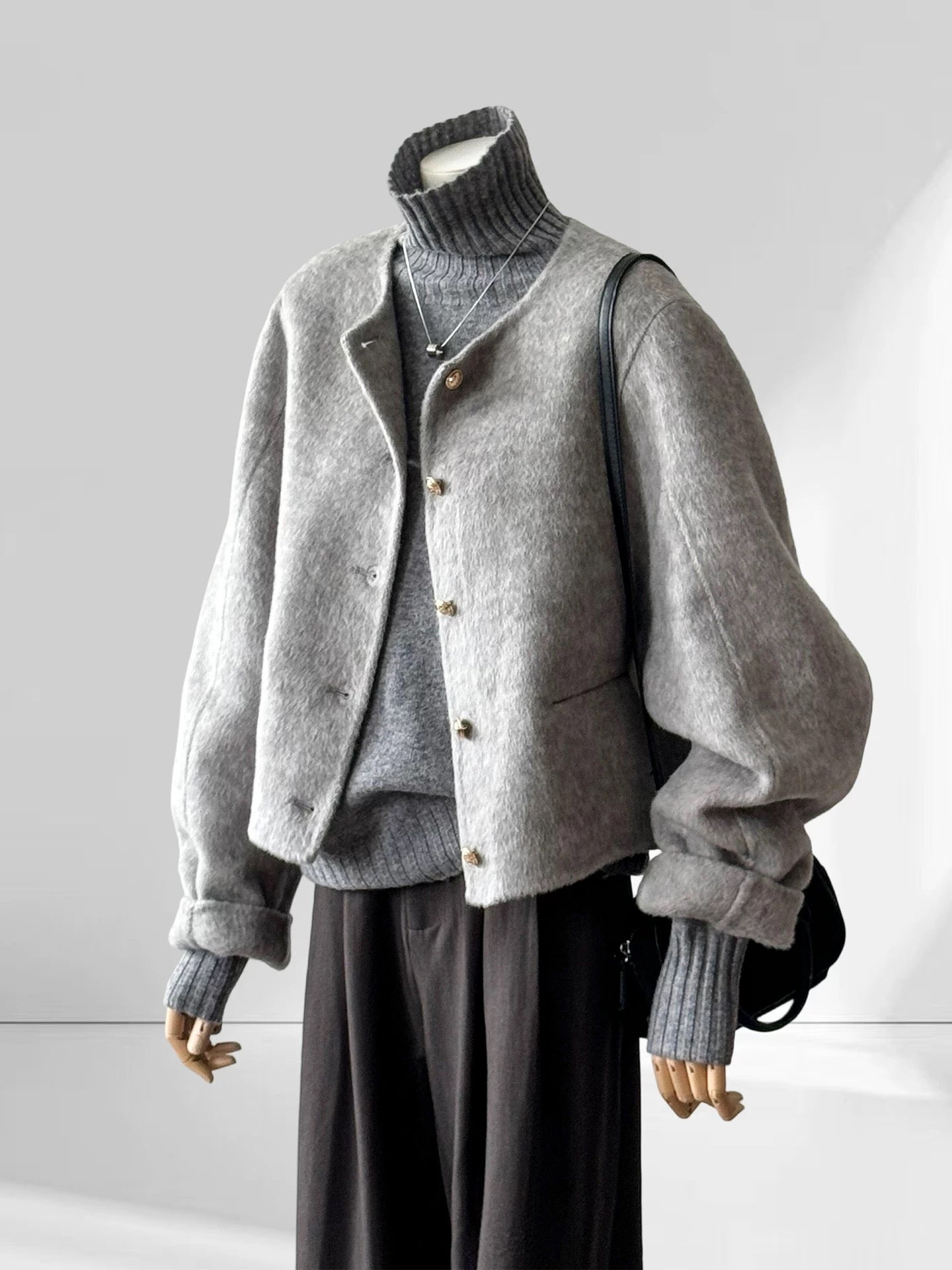 H1683 Wool Short Jacket