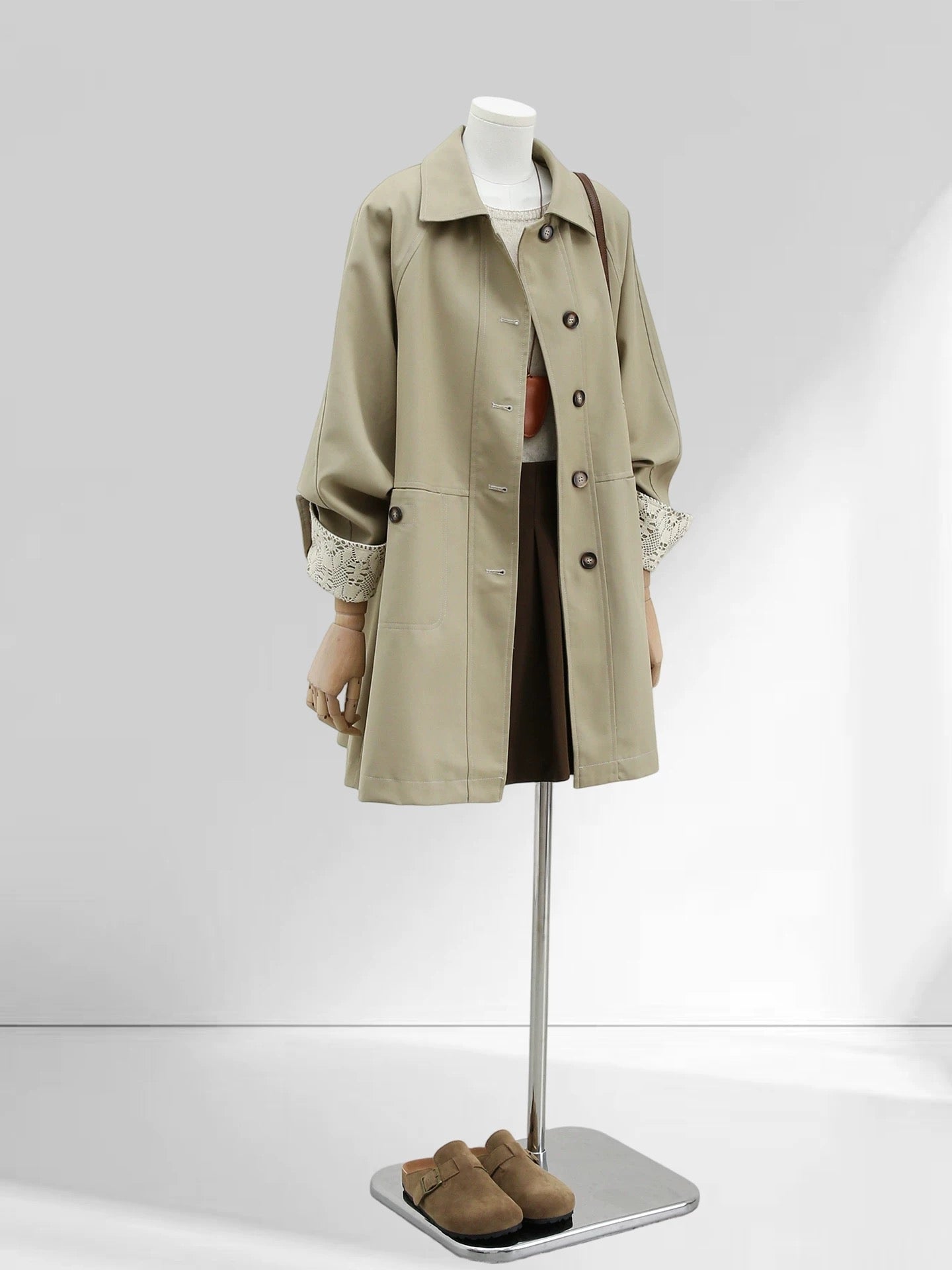 H1688 British Style Coat