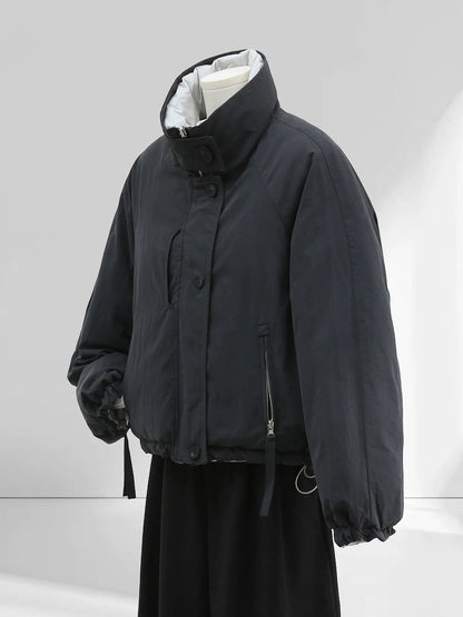 H1744 Short cotton coat