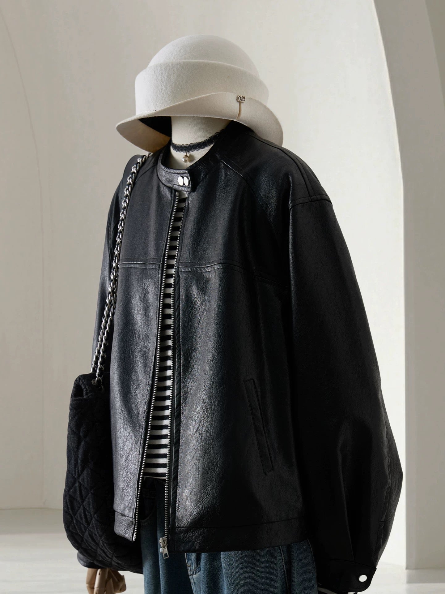 H1793 Women's Leather Jacket