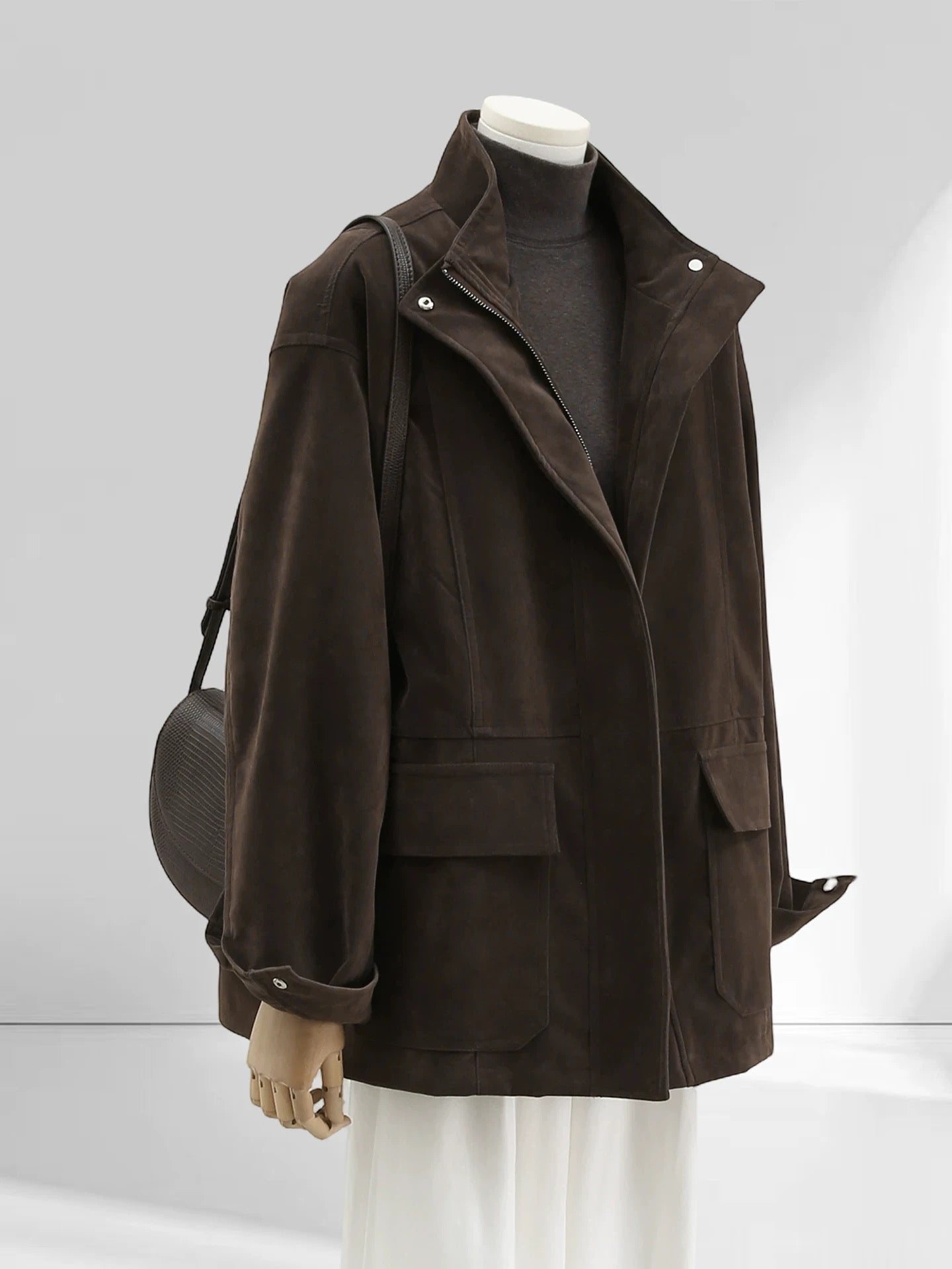 H1755 Loose Trench Coat