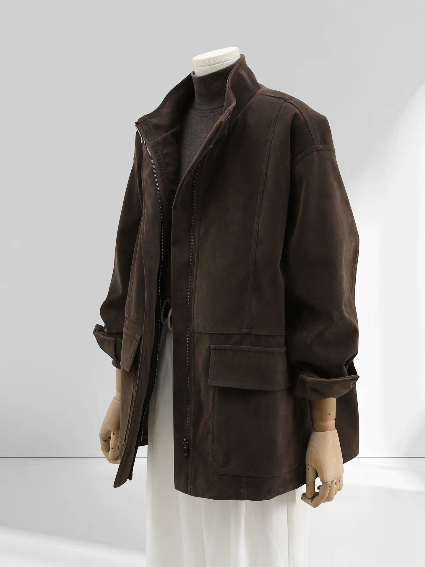 H1755 Loose Trench Coat