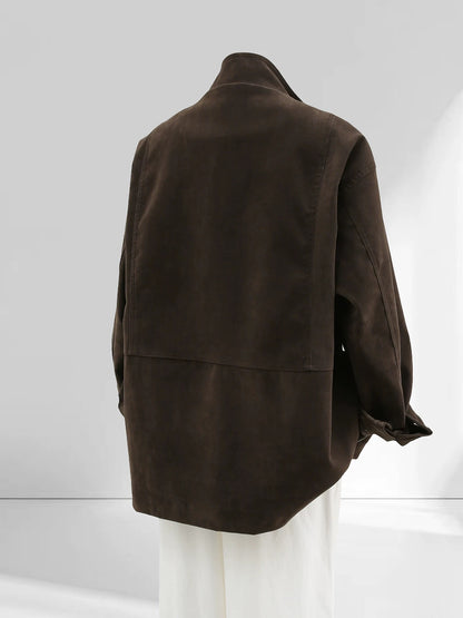 H1755 Loose Trench Coat