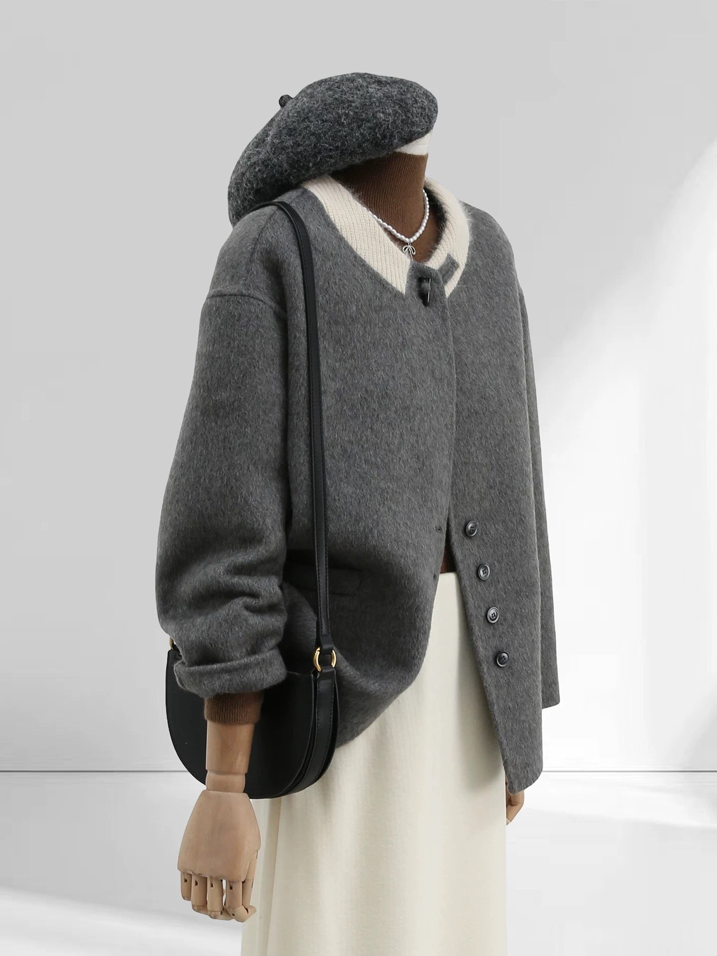 H1822 Casual Wool Coat