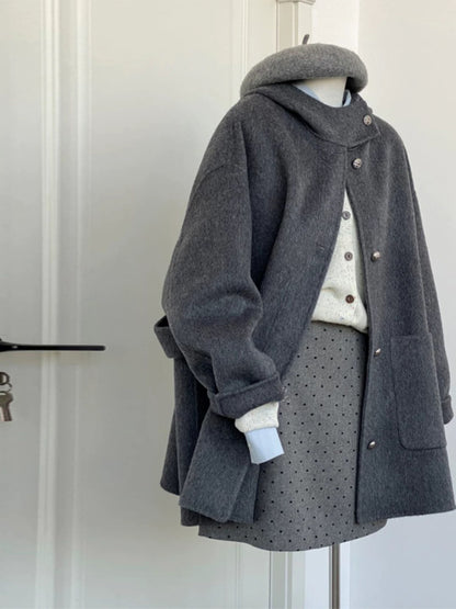 H1946 Wool Short Coat