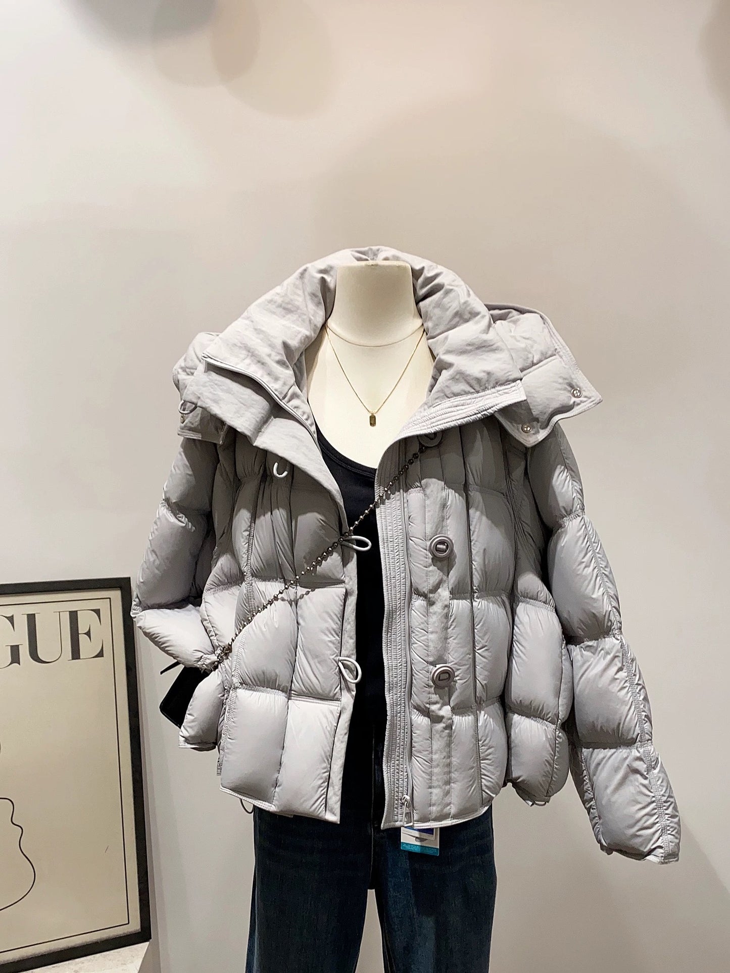H2574 Cotton-padded coat