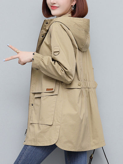 H2923 Stylish trench coat