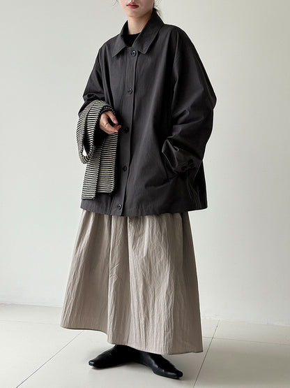 H2943 stylish trench coat