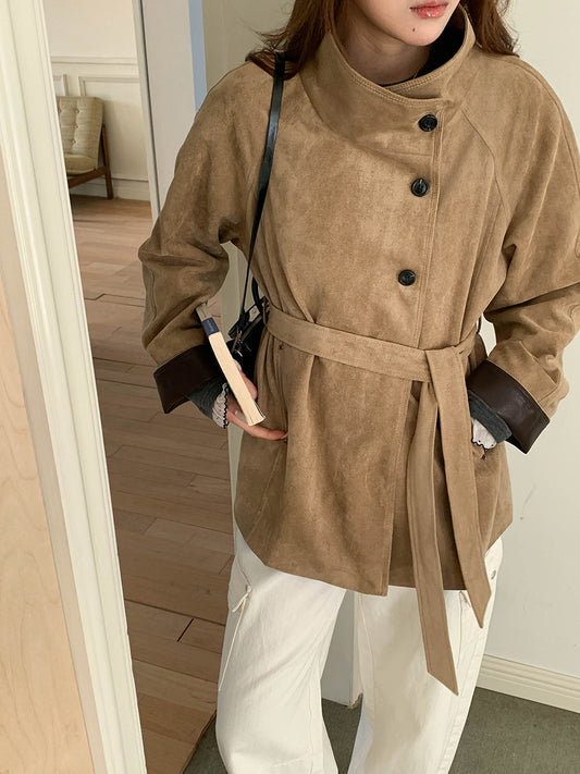 H2947 stylish trench coat