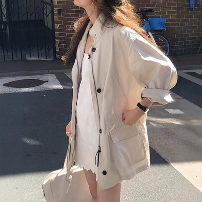 H2940 stylish trench coat
