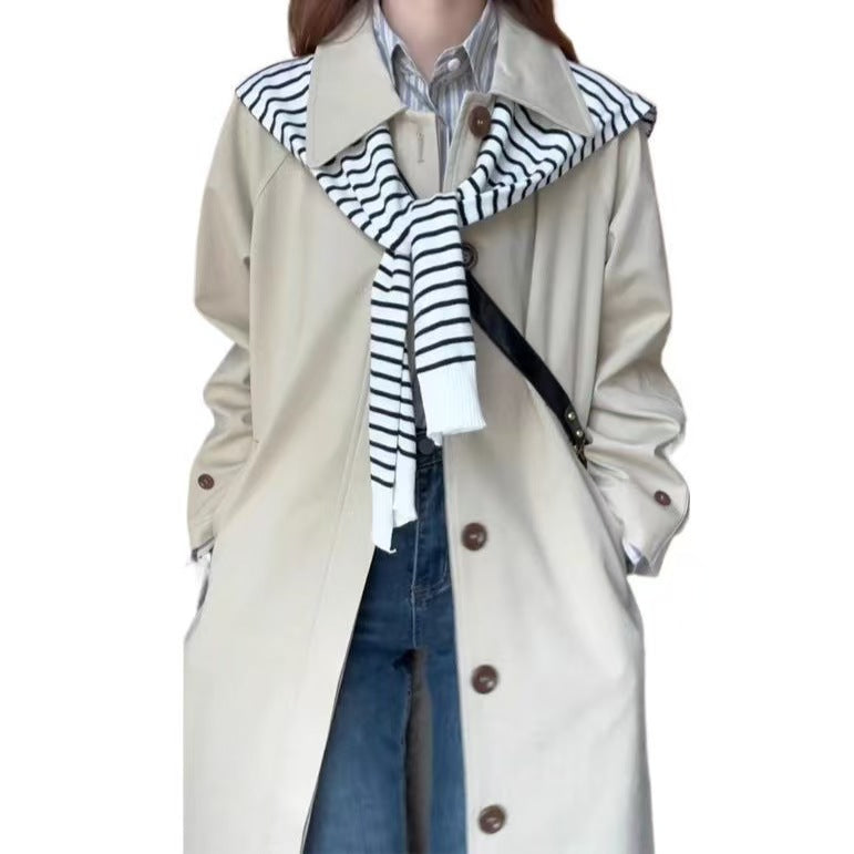 H2942 stylish trench coat