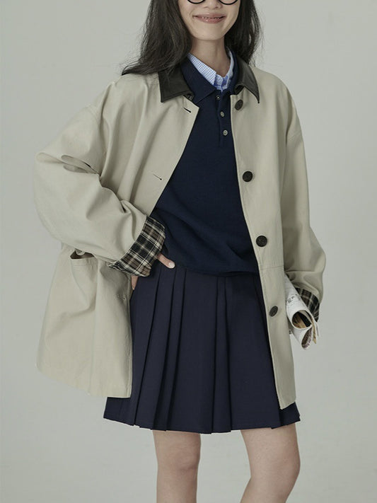 H2953 stylish trench coat