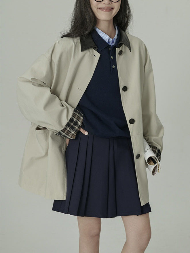 H2969 stylish trench coat