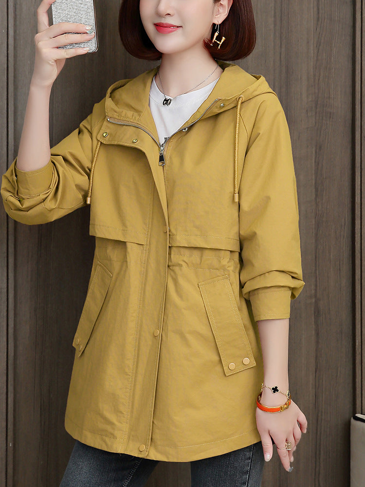 H2961 stylish trench coat