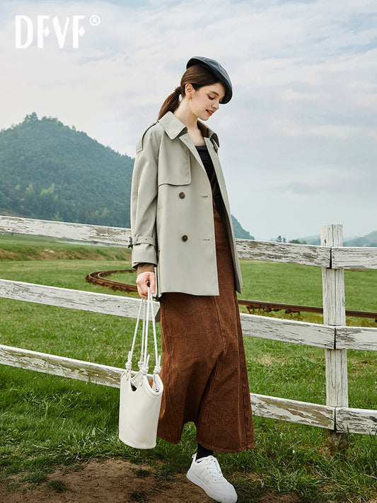 H2986 Women's trench coat