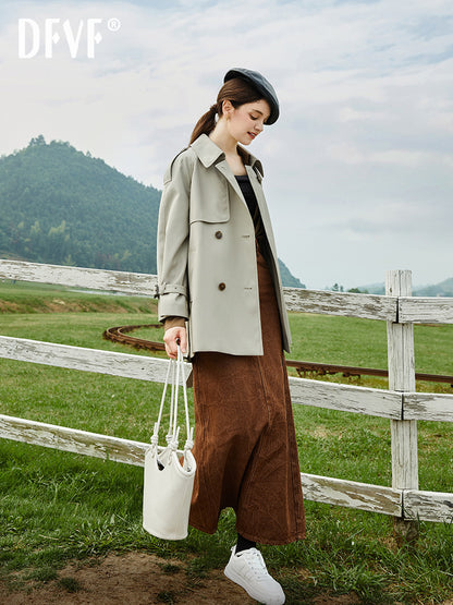H2987 Women's trench coat