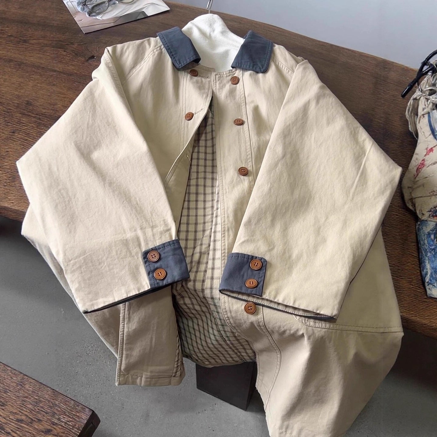 H2989 Women's trench coat
