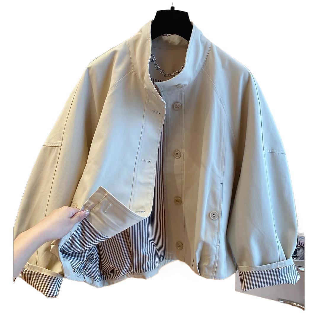 H3001 stylish trench coat