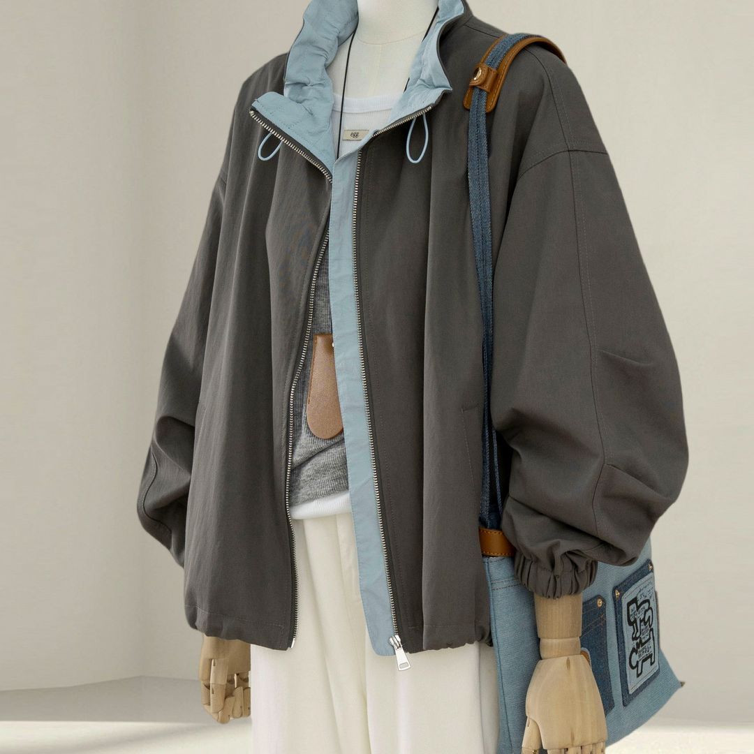H3003 stylish trench coat