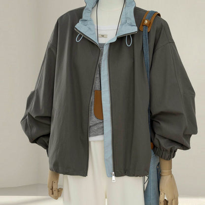 H3006 stylish trench coat