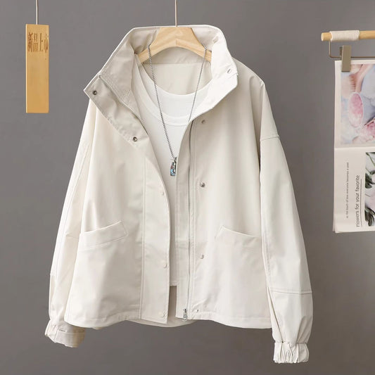 H3028 stylish trench coat